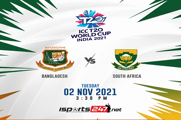T20 World Cup 2021: Match 30, South Africa vs Bangladesh